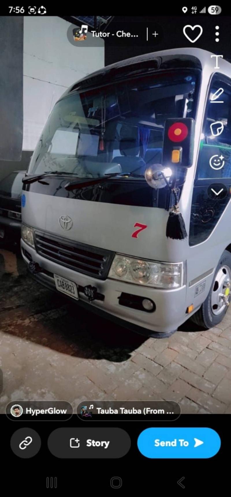 Toyota 4C Coaster Saloon 28 seats
